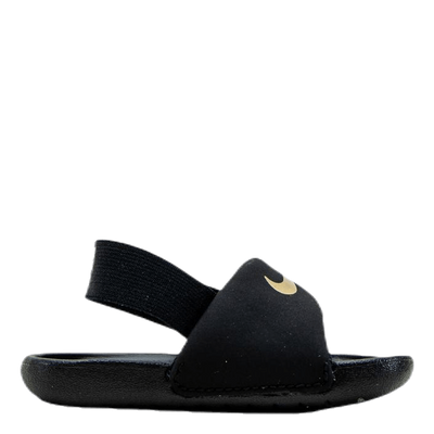 Kawa Baby/Toddler Slides BLACK/METALLIC GOLD