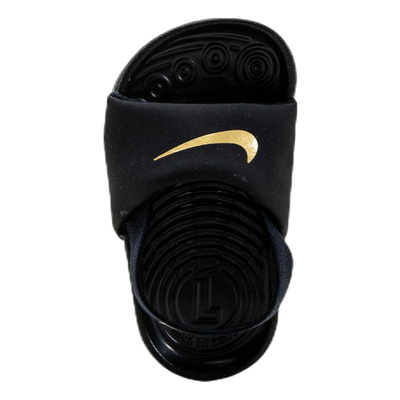 Kawa Baby/Toddler Slides BLACK/METALLIC GOLD