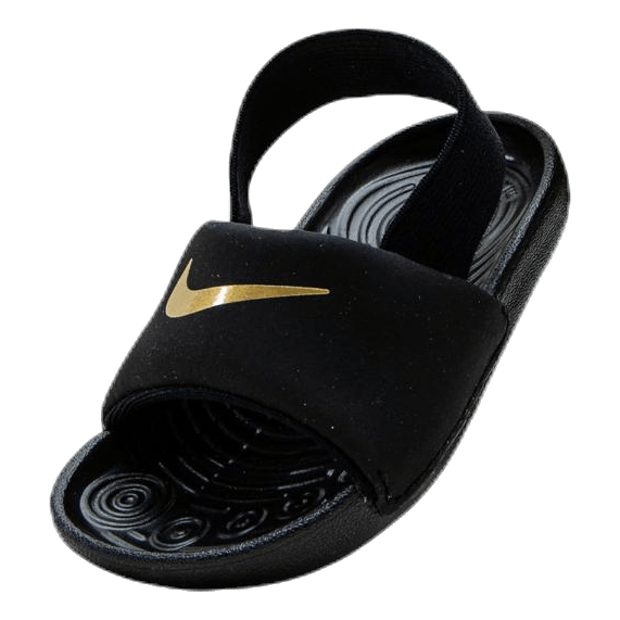 Kawa Baby/Toddler Slides BLACK/METALLIC GOLD