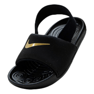 Kawa Baby/Toddler Slides BLACK/METALLIC GOLD