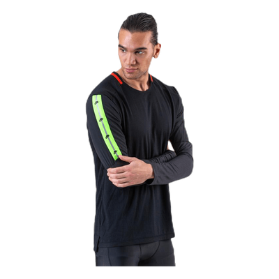 Wild Run Top LS Green/Black