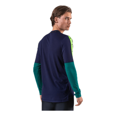 Wild Run Top LS Blue/Green