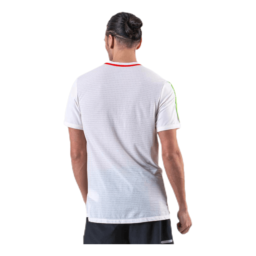 Wild Run Top SS White/Green