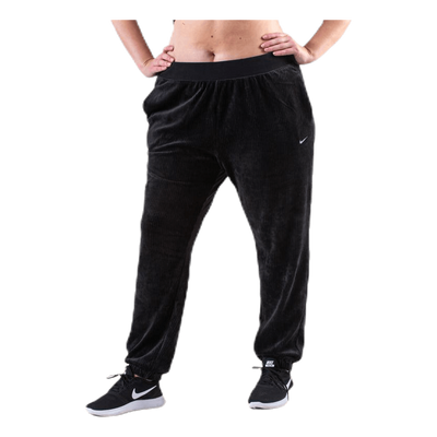 Velour Pant Plus White/Black