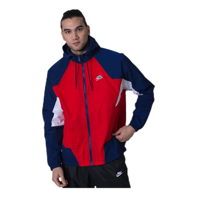 Nsw Wr Jacket Woven Signature Blue/Red