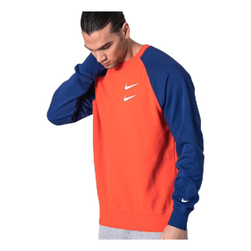 Swoosh Crew FT Orange/Blue