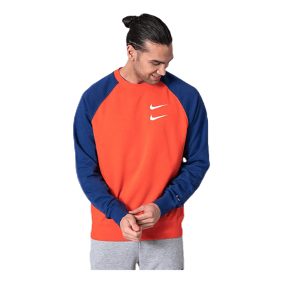 Swoosh Crew FT Orange/Blue