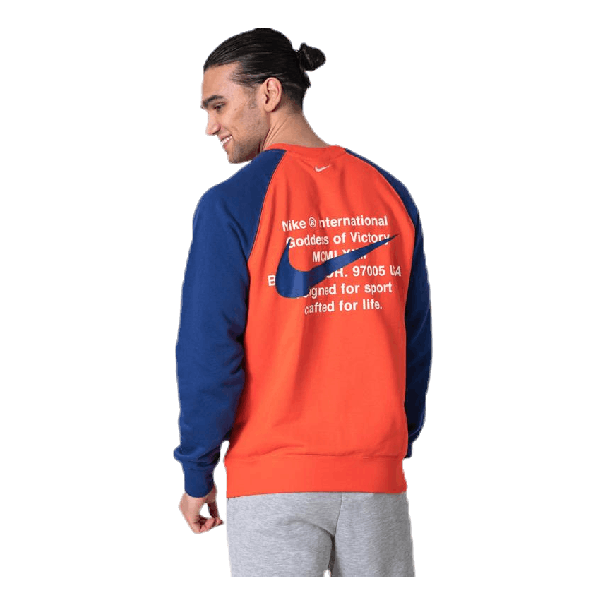 Swoosh Crew FT Orange/Blue