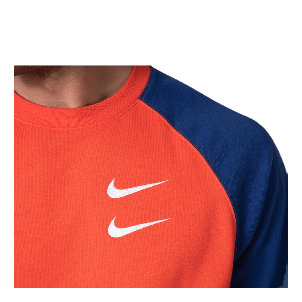 Swoosh Crew FT Orange/Blue