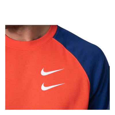 Swoosh Crew FT Orange/Blue