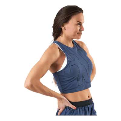 Streaker 2.0 Run Crop Top Blue