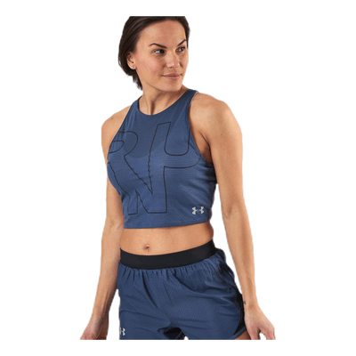 Streaker 2.0 Run Crop Top Blue