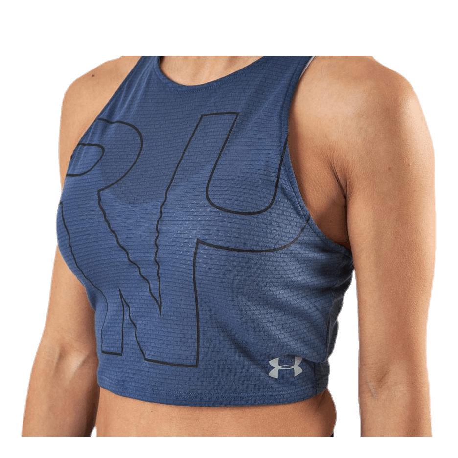 Streaker 2.0 Run Crop Top Blue