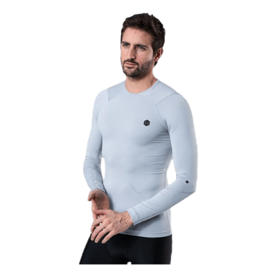 Ua Hg Rush Compression Ls Grey