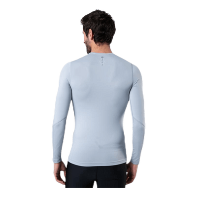 Ua Hg Rush Compression Ls Grey