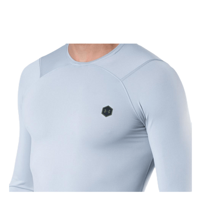 Ua Hg Rush Compression Ls Grey