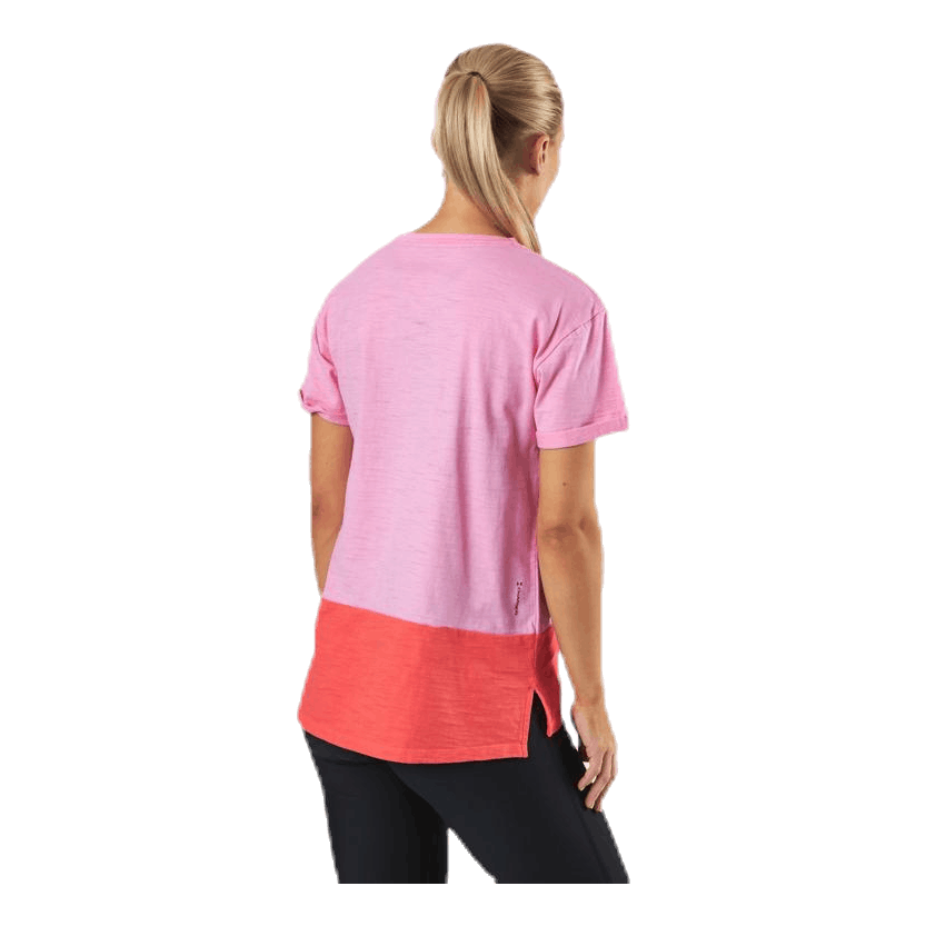 UA Charged Cotton SS Pink