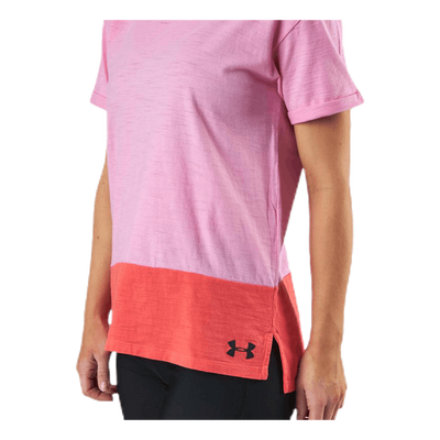 UA Charged Cotton SS Pink