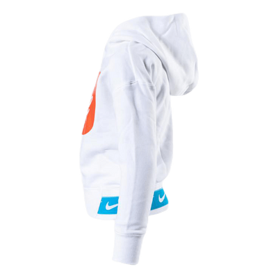 JDI Fleece Hoody Junior White