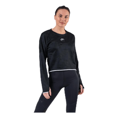 Air Midlayer Crew Black