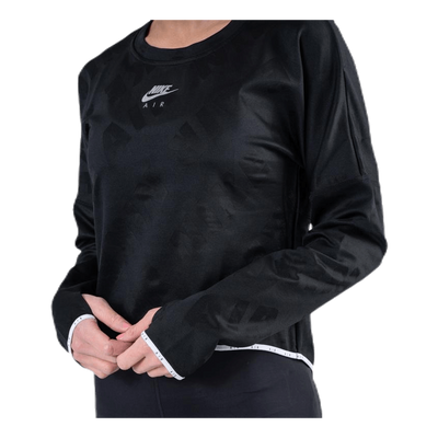 Air Midlayer Crew Black