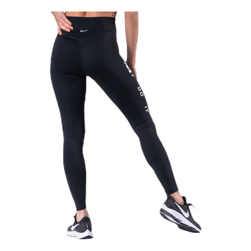 7/8 Swoosh Run Tight Black