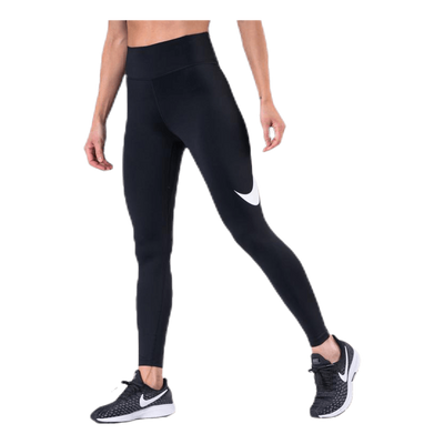 7/8 Swoosh Run Tight Black