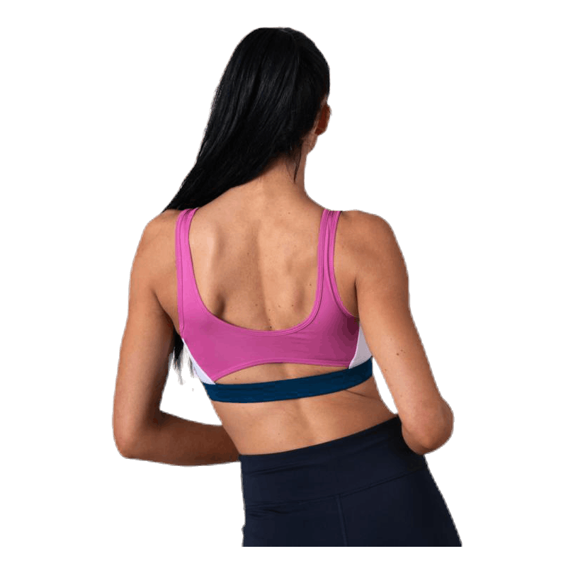 Medium Pad Icon Clash Bra Pink/Blue