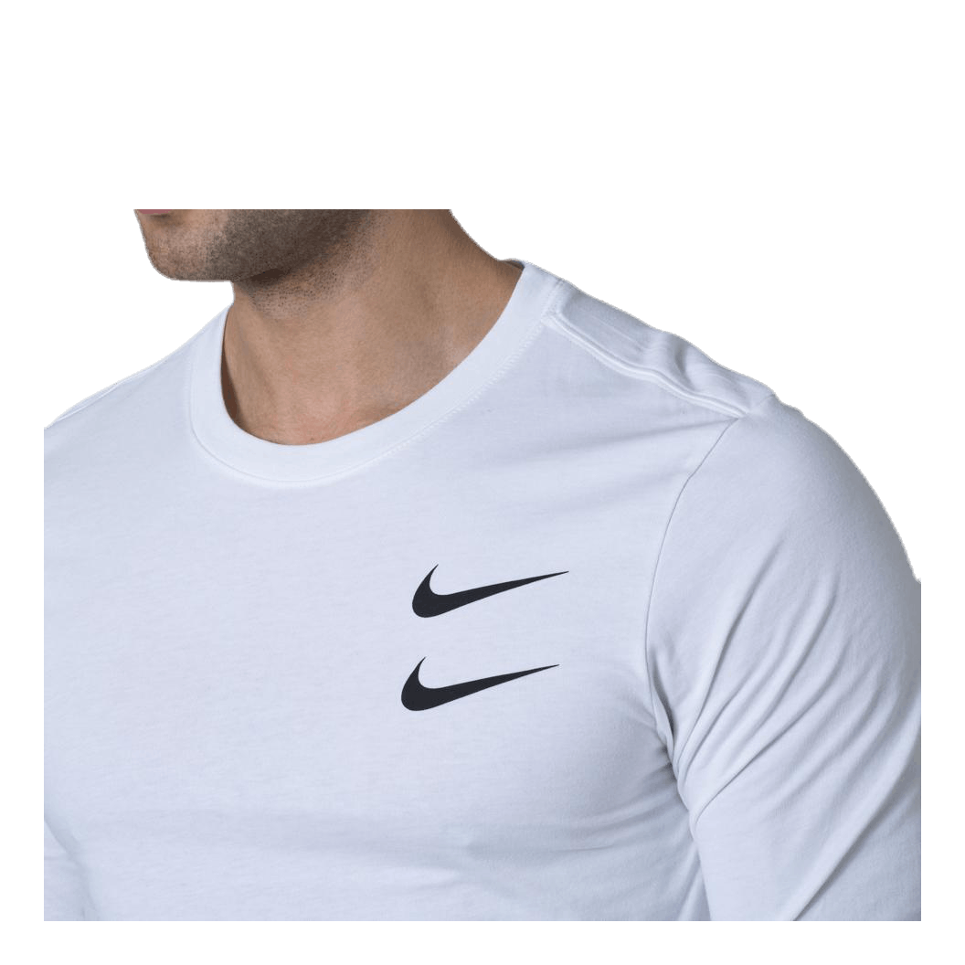 Swoosh Ls Tee White