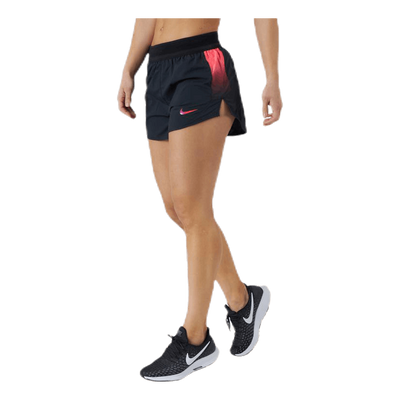 2in1 Runway Short Black/Red