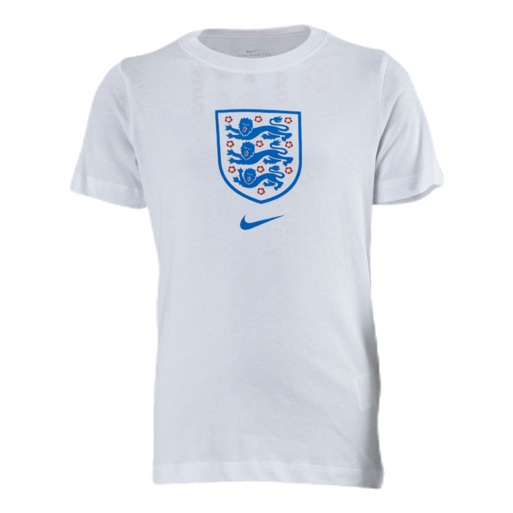 England Tee Evergreen Crest Junior White