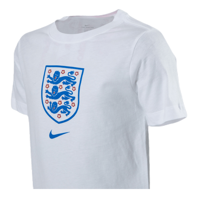 England Tee Evergreen Crest Junior White