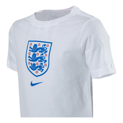 England Tee Evergreen Crest Junior White