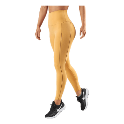 Yoga Luxe Rib 7/8 Tight Yellow