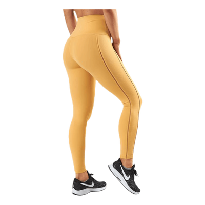 Yoga Luxe Rib 7/8 Tight Yellow