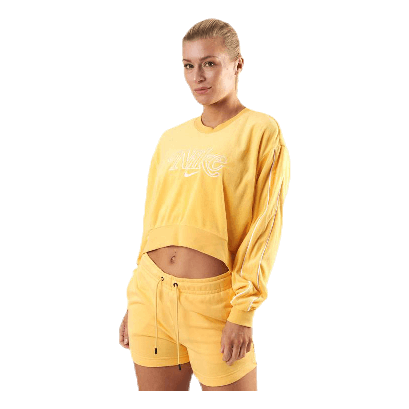 Nsw Retro Femme Crew Terry Yellow