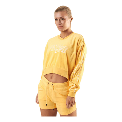 Nsw Retro Femme Crew Terry Yellow