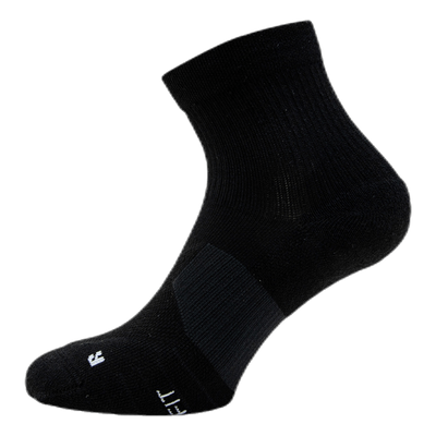 Multiplier Running Ankle Socks (2 Pair) BLACK/WHITE