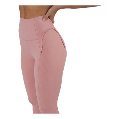 Yoga Stmt Cln 7/8 Tight Pink/Beige