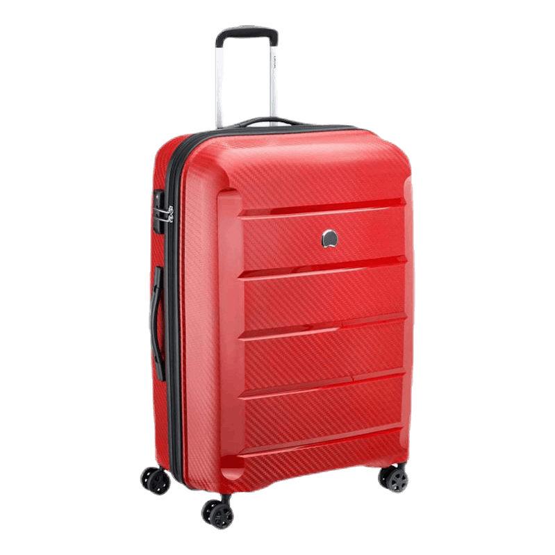 Binalong 4 Double Wheels Trolley Case 76 cm Red