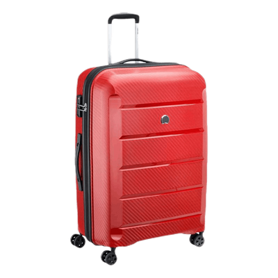 Binalong 4 Double Wheels Trolley Case 76 cm Red