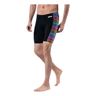 Multicolor Stripes Jammer Patterned/Black