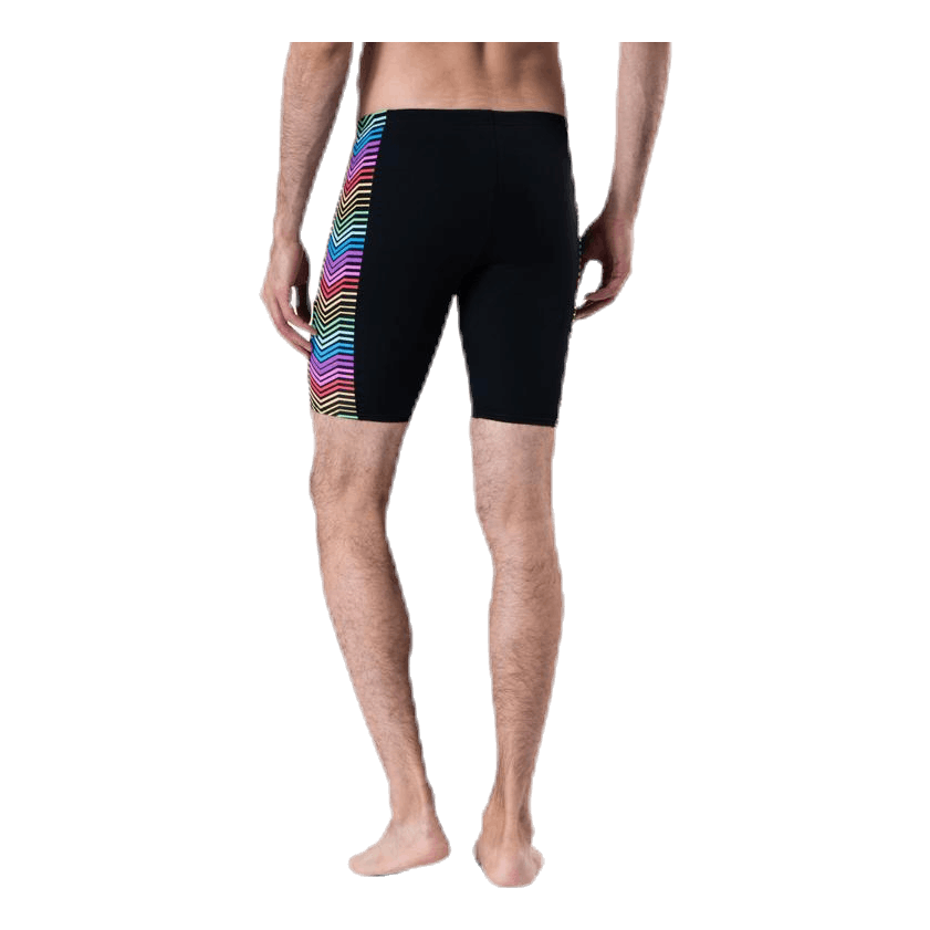 Multicolor Stripes Jammer Patterned/Black