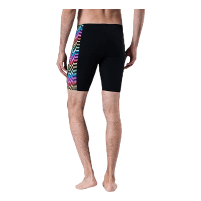 Multicolor Stripes Jammer Patterned/Black