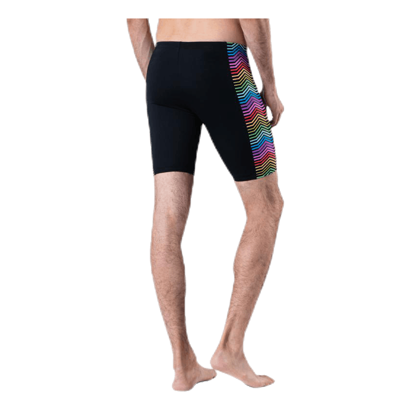 Multicolor Stripes Jammer Patterned/Black