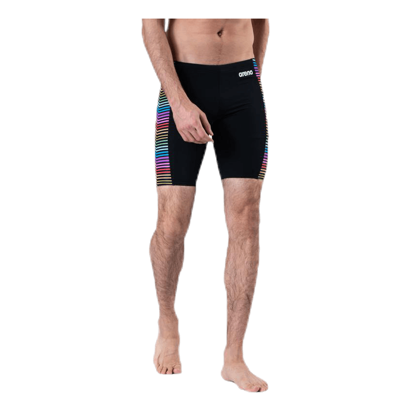 Multicolor Stripes Jammer Patterned/Black