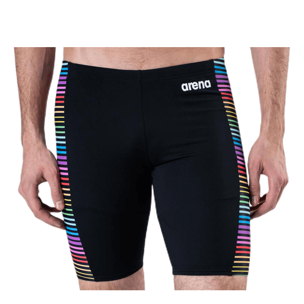 Multicolor Stripes Jammer Patterned/Black