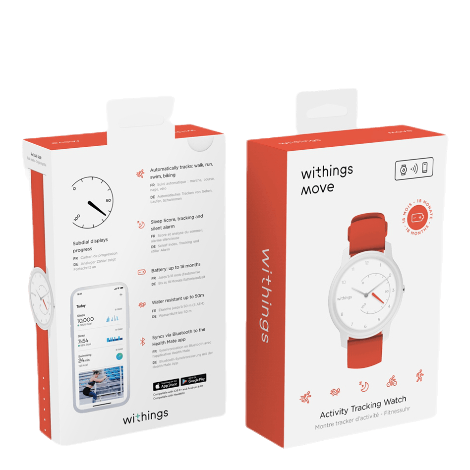 Withings Move Pink/White