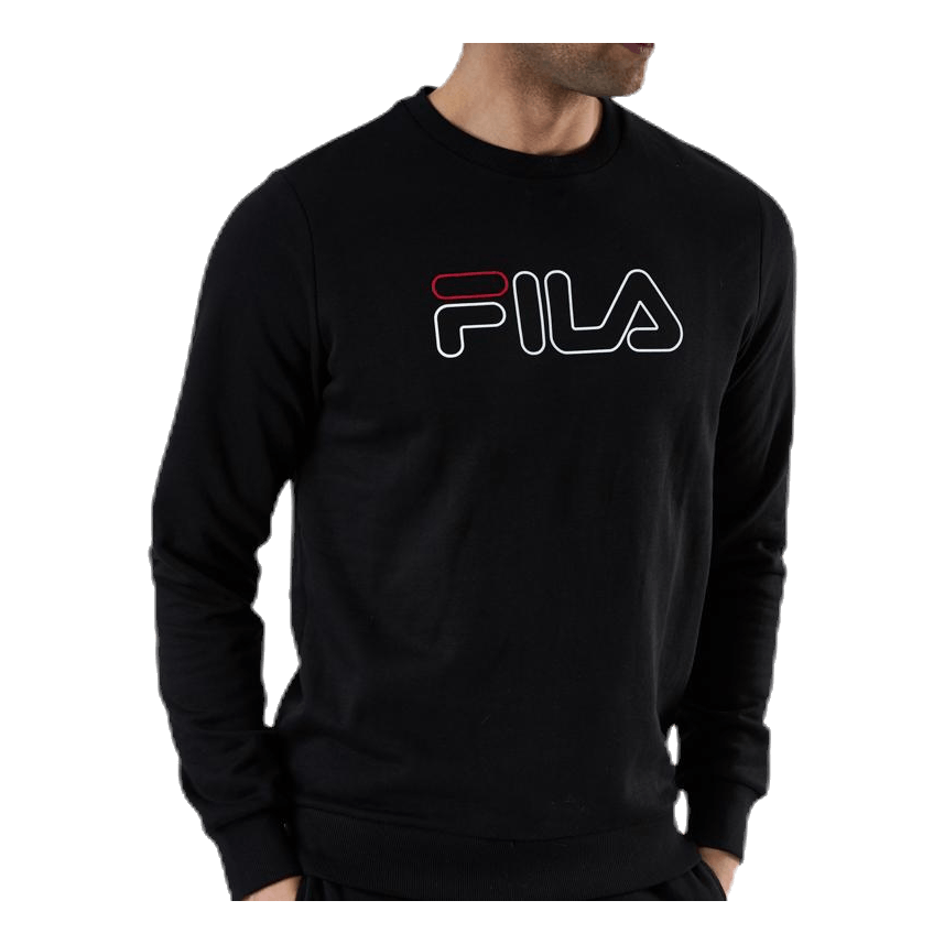 Liam Crew Sweat Black