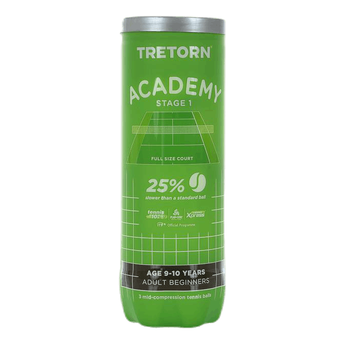 Academy Green 3 Tube Yellow